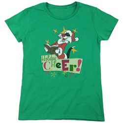 Looney Tunes - Womens Cheer Sylvester T-Shirt