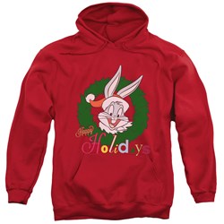 Looney Tunes - Mens Holiday Bunny Pullover Hoodie