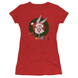 Looney Tunes - Juniors Holiday Bunny T-Shirt