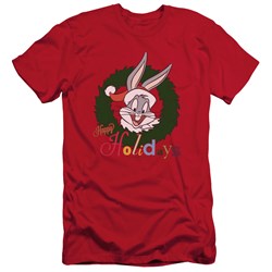Looney Tunes - Mens Holiday Bunny Slim Fit T-Shirt