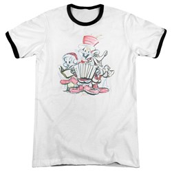 Looney Tunes - Mens Holiday Sketch Ringer T-Shirt