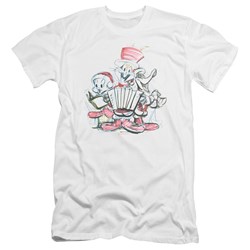 Looney Tunes - Mens Holiday Sketch Premium Slim Fit T-Shirt
