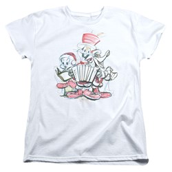 Looney Tunes - Womens Holiday Sketch T-Shirt