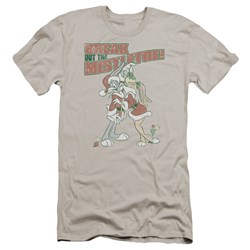 Looney Tunes - Mens Mistletoe Premium Slim Fit T-Shirt