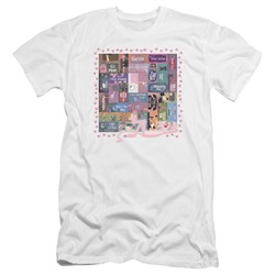 Pink Panther - Mens Vintage Titles Premium Slim Fit T-Shirt