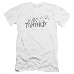 Pink Panther - Mens Sketch Logo Premium Slim Fit T-Shirt