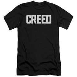 Creed - Mens Cracked Logo Premium Slim Fit T-Shirt