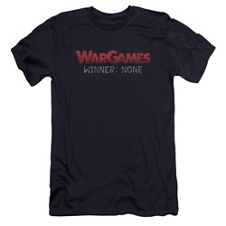 Wargames - Mens No Winners Premium Slim Fit T-Shirt