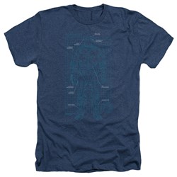 Robocop - Mens Schematic Heather T-Shirt