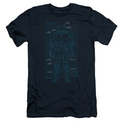 Robocop - Mens Schematic Slim Fit T-Shirt