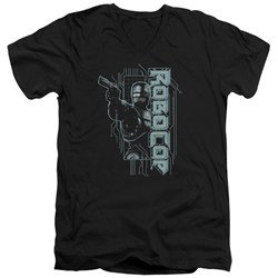 Robocop - Mens Murphy Split V-Neck T-Shirt
