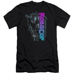 Robocop - Mens Robo Neon Premium Slim Fit T-Shirt