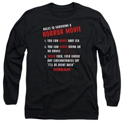 Scream - Mens Rules Long Sleeve T-Shirt