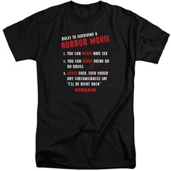 Scream - Mens Rules Tall T-Shirt