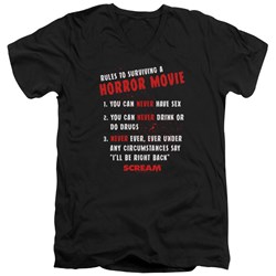 Scream - Mens Rules V-Neck T-Shirt