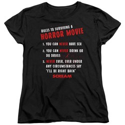 Scream - Womens Rules T-Shirt
