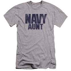 Navy - Mens Aunt Premium Slim Fit T-Shirt