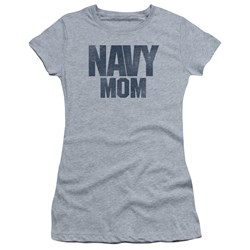 Navy - Juniors Navy Mom T-Shirt
