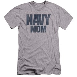 Navy - Mens Navy Mom Premium Slim Fit T-Shirt