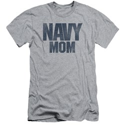 Navy - Mens Navy Mom Slim Fit T-Shirt