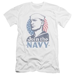 Navy - Mens Join Now Premium Slim Fit T-Shirt