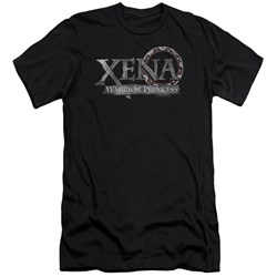 Xena - Mens Battered Logo Premium Slim Fit T-Shirt