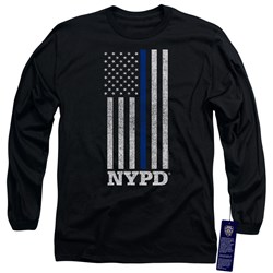 New York City - Mens Thin Blue Line Long Sleeve T-Shirt