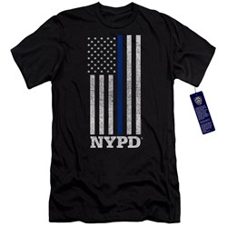 New York City - Mens Thin Blue Line Premium Slim Fit T-Shirt