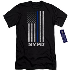 New York City - Mens Thin Blue Line Slim Fit T-Shirt