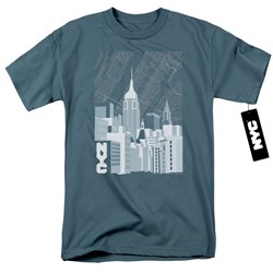 New York City - Mens Manhattan Monochrome T-Shirt