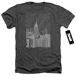 New York City - Mens Manhattan Monochrome Heather T-Shirt