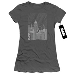 New York City - Juniors Manhattan Monochrome T-Shirt