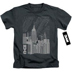 New York City - Youth Manhattan Monochrome T-Shirt