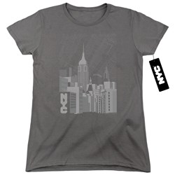 New York City - Womens Manhattan Monochrome T-Shirt