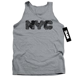 New York City - Mens Nyc Map Fill Tank Top