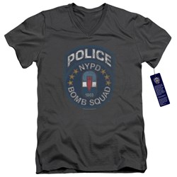 New York City - Mens Bomb Squad V-Neck T-Shirt