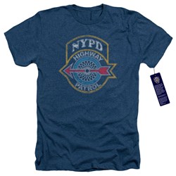 New York City - Mens Highway Patrol Heather T-Shirt