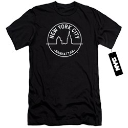 New York City - Mens See Nyc Manhattan Premium Slim Fit T-Shirt