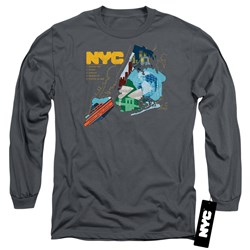 New York City - Mens Five Boroughs Long Sleeve T-Shirt