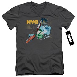 New York City - Mens Five Boroughs V-Neck T-Shirt