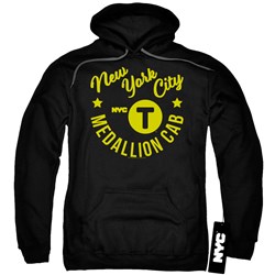 New York City - Mens Nyc Hipster Taxi Tee Pullover Hoodie