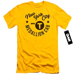 New York City - Mens Nyc Hipster Taxi Tee Slim Fit T-Shirt