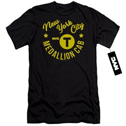 New York City - Mens Nyc Hipster Taxi Tee Slim Fit T-Shirt