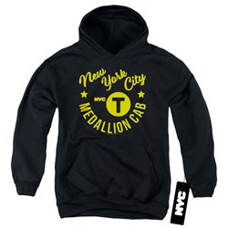 New York City - Youth Nyc Hipster Taxi Tee Pullover Hoodie