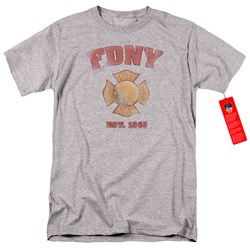 New York City - Mens Fdny Vintage Badge T-Shirt