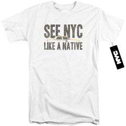 New York City - Mens Nyc Like A Native Tall T-Shirt