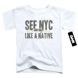 New York City - Toddlers Nyc Like A Native T-Shirt