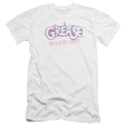 Grease - Mens Grease Is The Word Premium Slim Fit T-Shirt