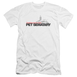 Pet Sematary - Mens Logo Premium Slim Fit T-Shirt