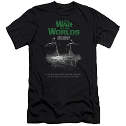 War Of The Worlds - Mens Attack Poster Premium Slim Fit T-Shirt